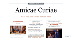 Desktop Screenshot of amicaecuriae.com