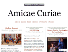 Tablet Screenshot of amicaecuriae.com